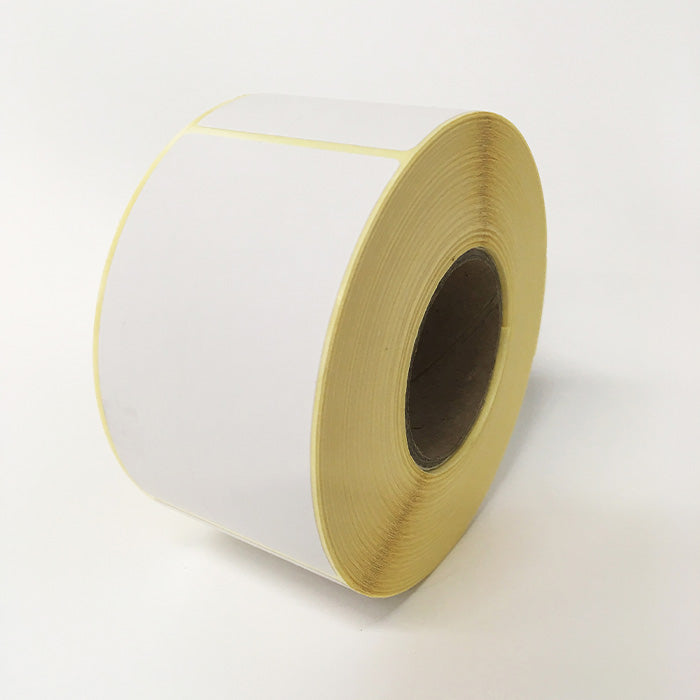 Etiquetas Estándar de Papel Blanco Mate adhesivo permanente para Impresoras Industriales
