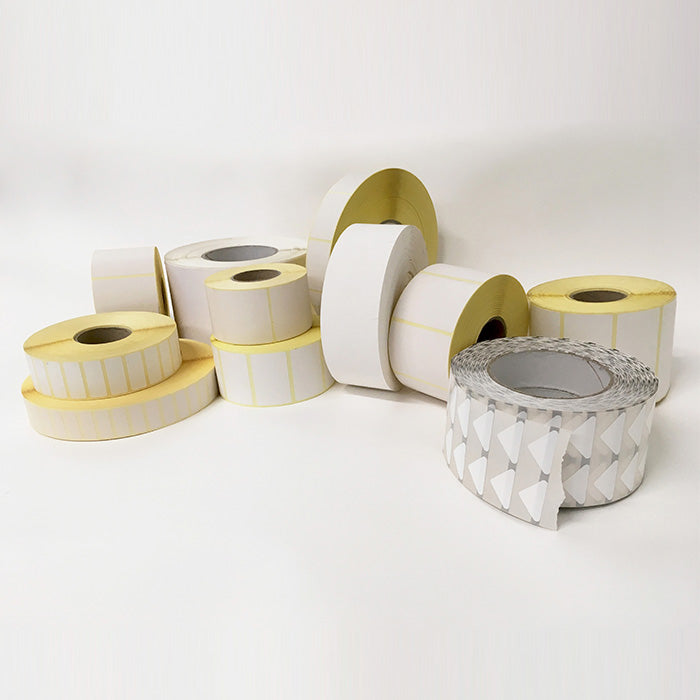 Etiquetas Estándar de Papel Blanco Mate adhesivo permanente para Impresoras de Sobremesa