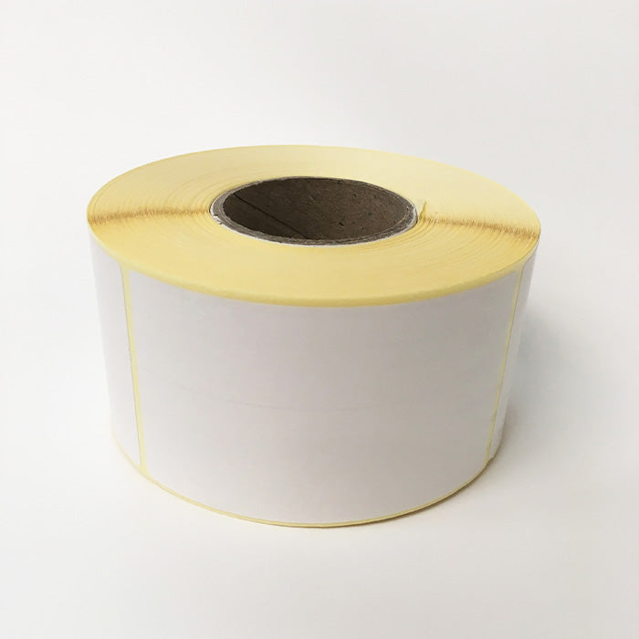 Etiquetas Estándar de Papel Blanco Mate adhesivo permanente para Impresoras Industriales